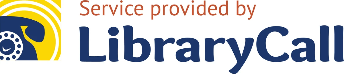 “Service provided by LibraryCall” logo