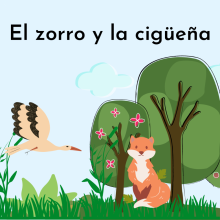 El zorro y la cigüeña | LibraryCall